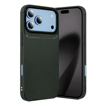 İphone 18 Pro Auto Focus Karbon Kapak - Yeşil