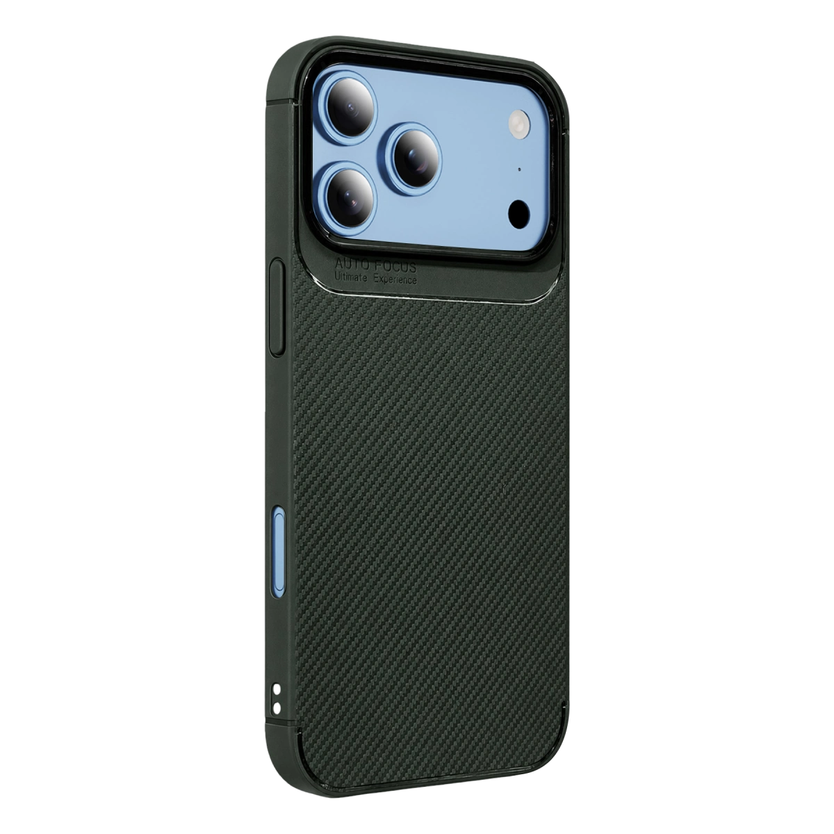 İphone 18 Pro Auto Focus Karbon Kapak - Yeşil