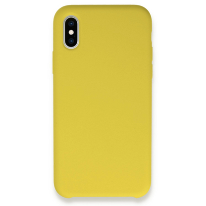 İphone X Kılıf Lansman Legant Silikon - Sarı