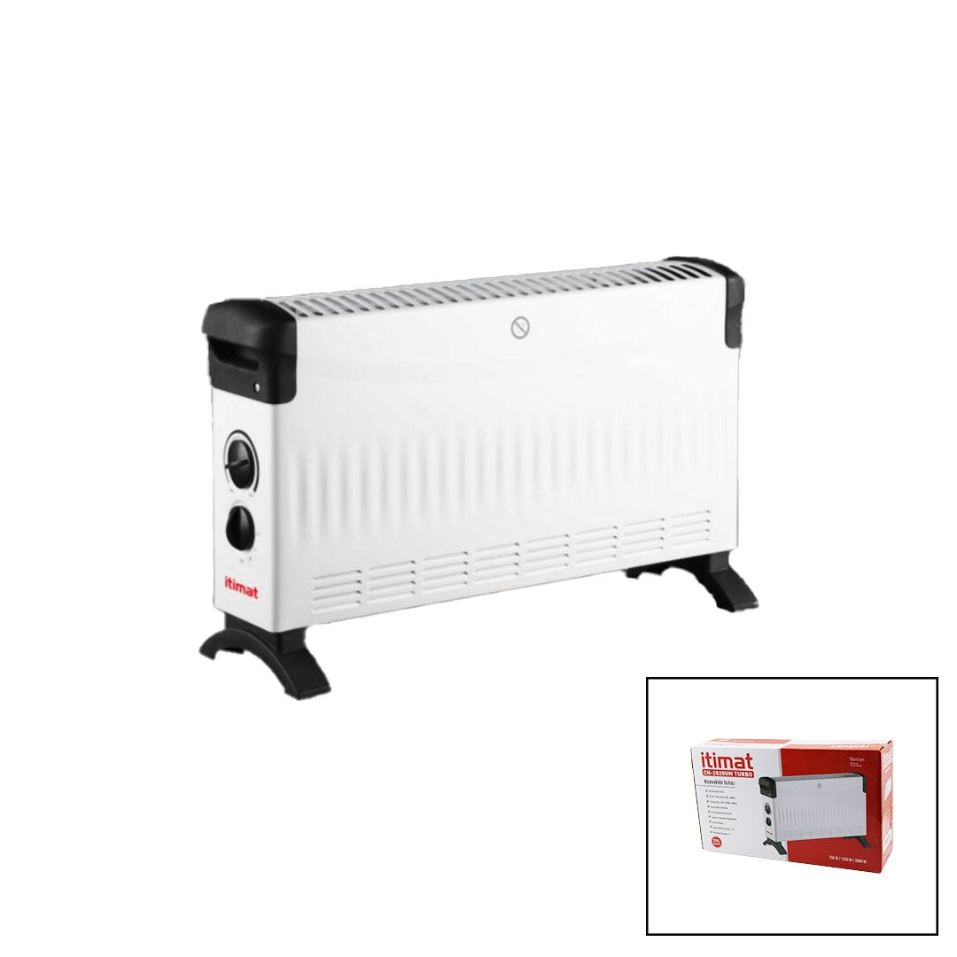 İTİMAT CH-2020UM KÜÇÜK BOY KONVEKTÖR ISITICI - SOBA ELEKTRİKLİ TURBO ISITMA 3-KADEME ISI AYARLI TERMOSTAT=750-1250-2000W (5643)