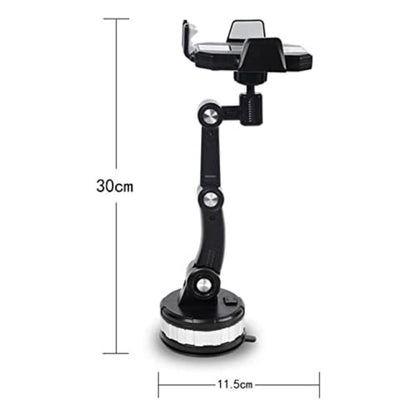 Jel Vantuzlu Cama Takılabilen Güçlü 360 Derece Dönebilen Ayarlanabilir Araç Içi Vantuzlu Telefon Tutucu (5643)