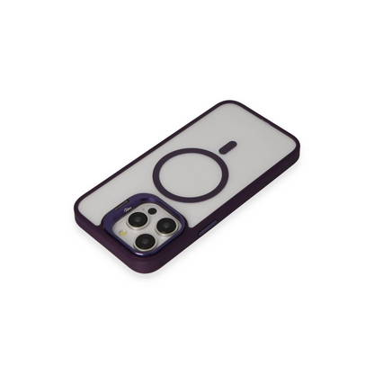 Joko İphone 14 Pro Kılıf Roblox Lens Magsafe Standlı Kapak - Derin Mor