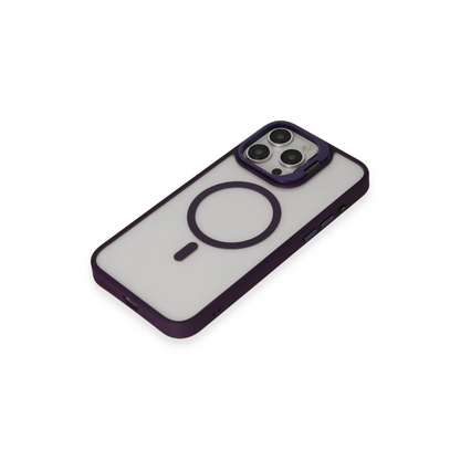 Joko İphone 14 Pro Kılıf Roblox Lens Magsafe Standlı Kapak - Derin Mor