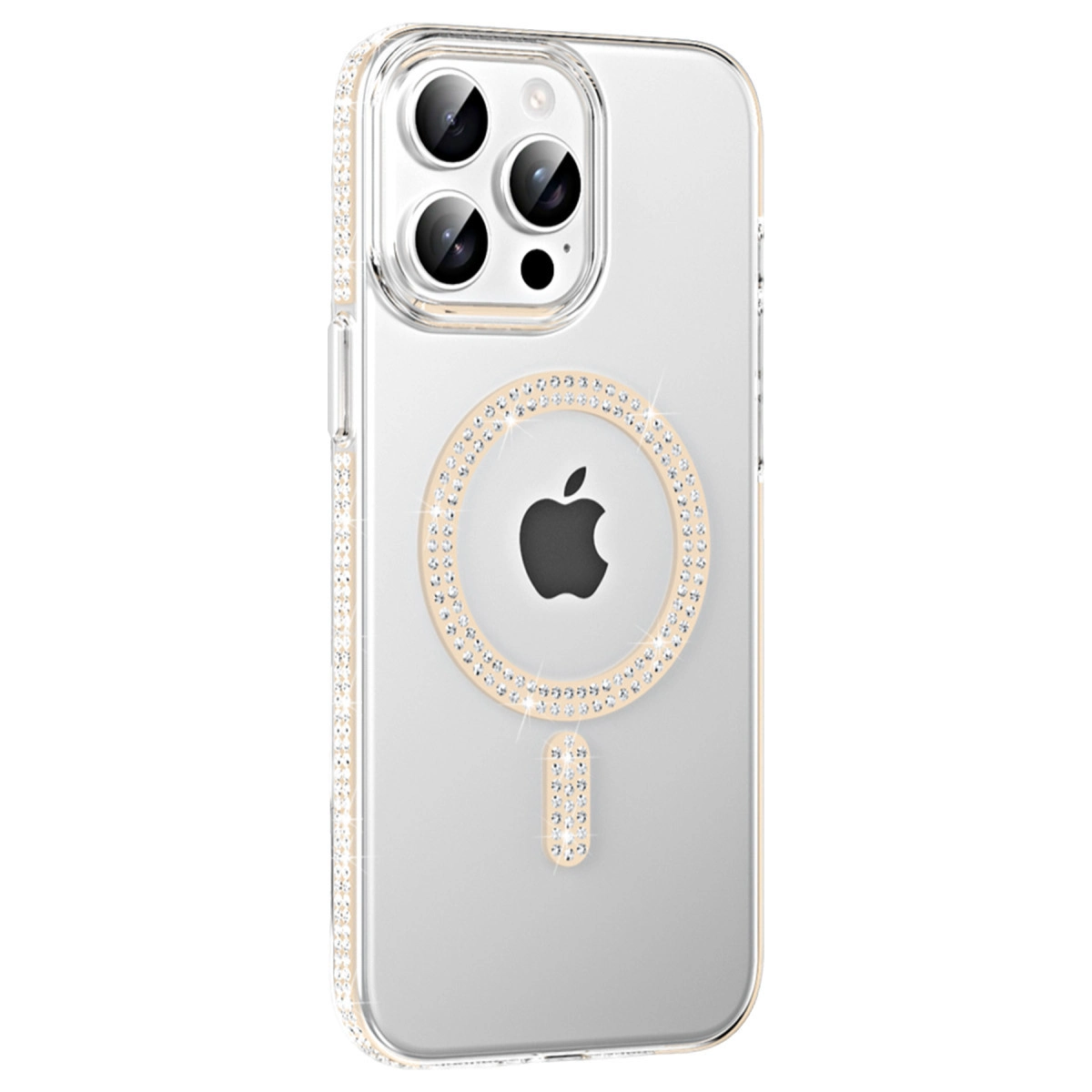 Joko İphone 14 Pro Max Move Taşlı Magsafe Kapak - Pembe