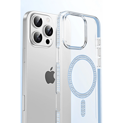 Joko İphone 14 Pro Max Move Taşlı Magsafe Kapak - Pembe