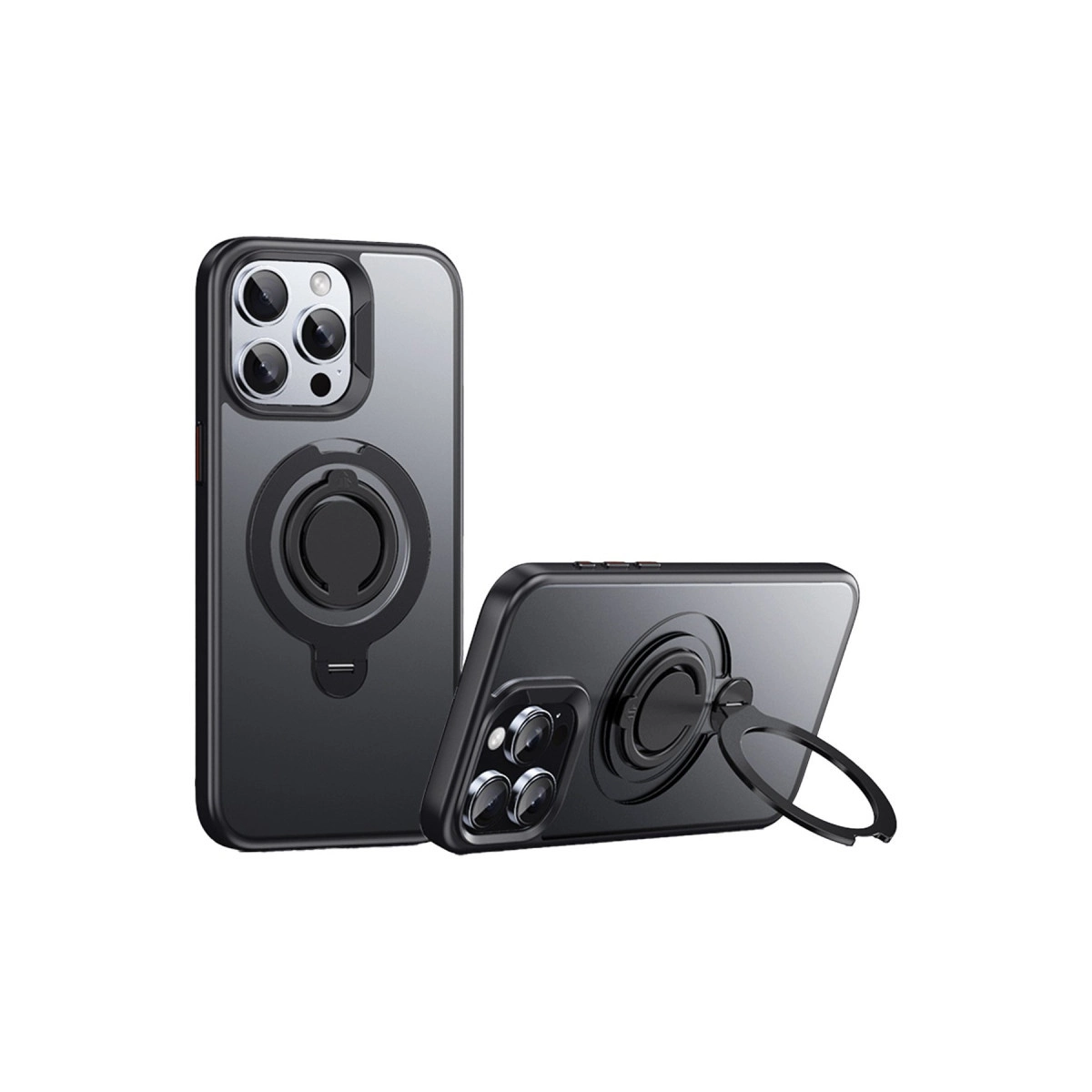 Joko İphone 15 Pro Max Avatar 360 Dönen Magsafe Kapak - Siyah