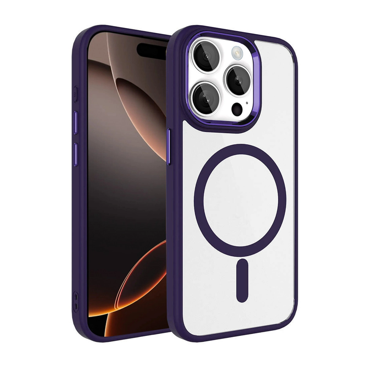 Joko İphone 15 Pro Max Terea Magsafe Kapak - Derin Mor