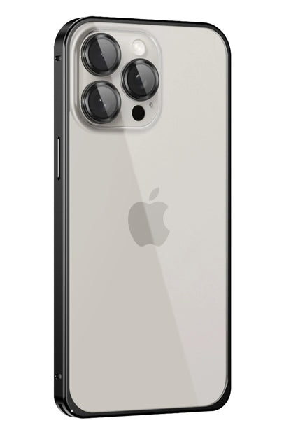 Joko Apple iPhone 15 Pro Metal Bumper Mat Kapak - Siyah