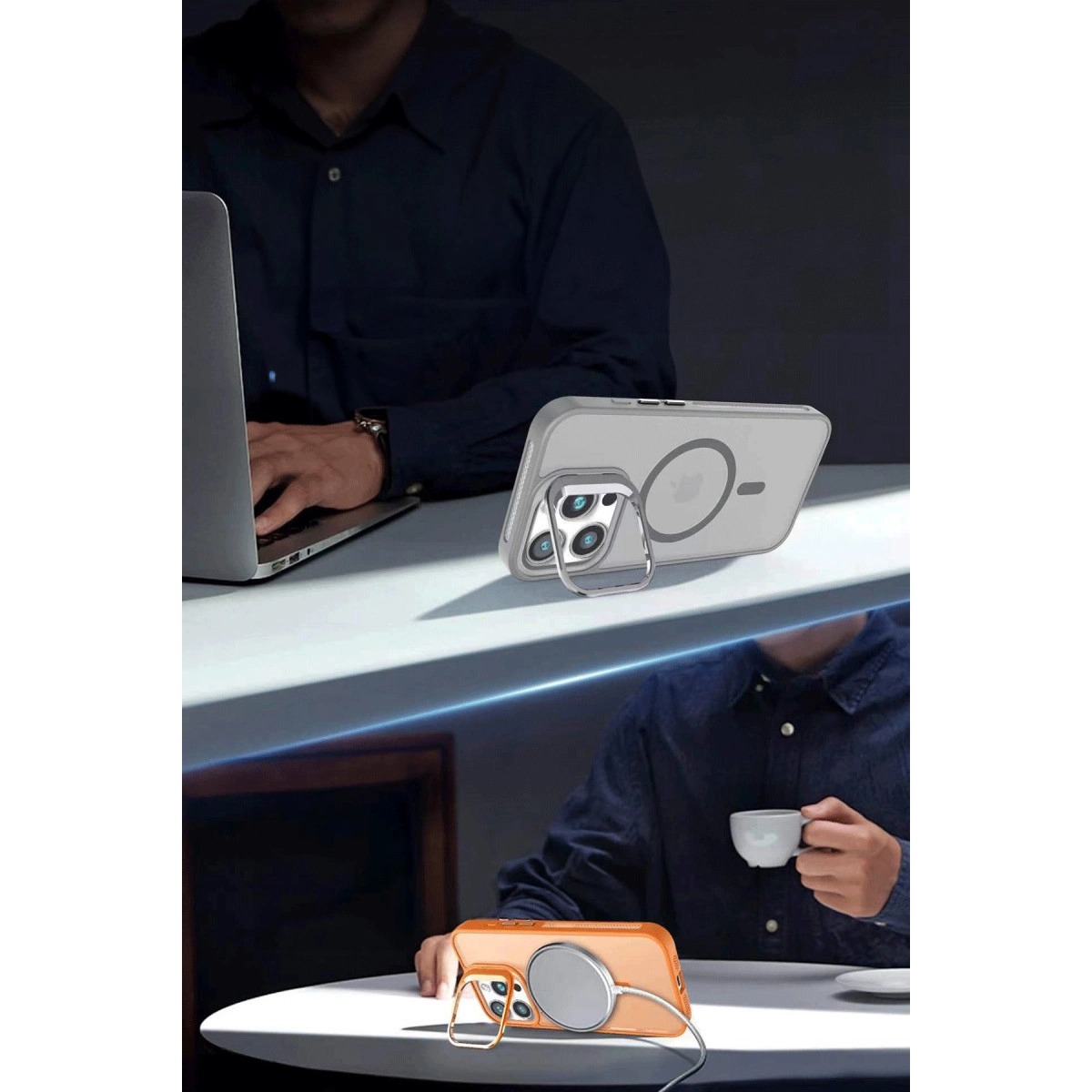 Joko İphone 16 Plus Flet Lens Magsafe Kapak - Lacivert