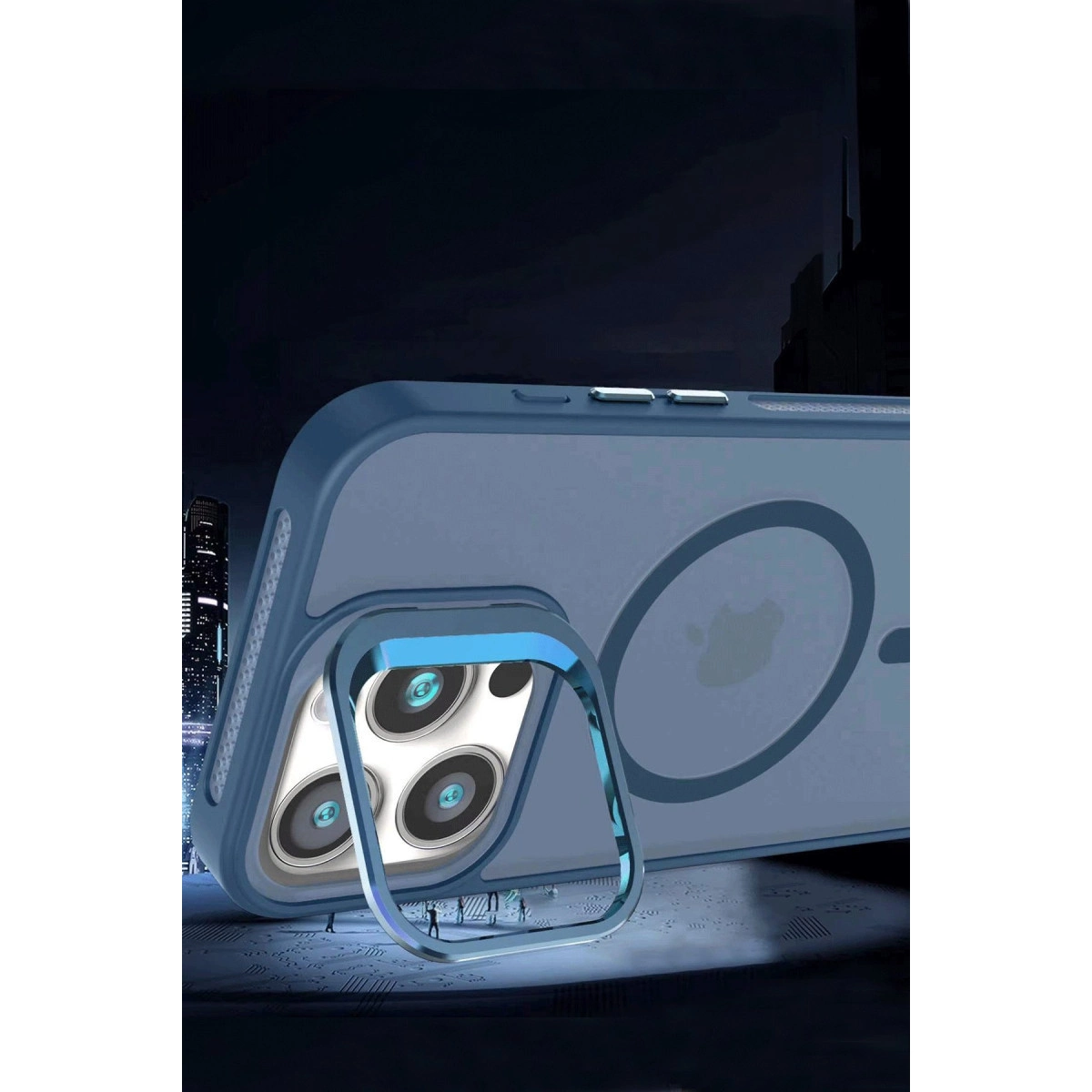 Joko İphone 16 Plus Flet Lens Magsafe Kapak - Lacivert
