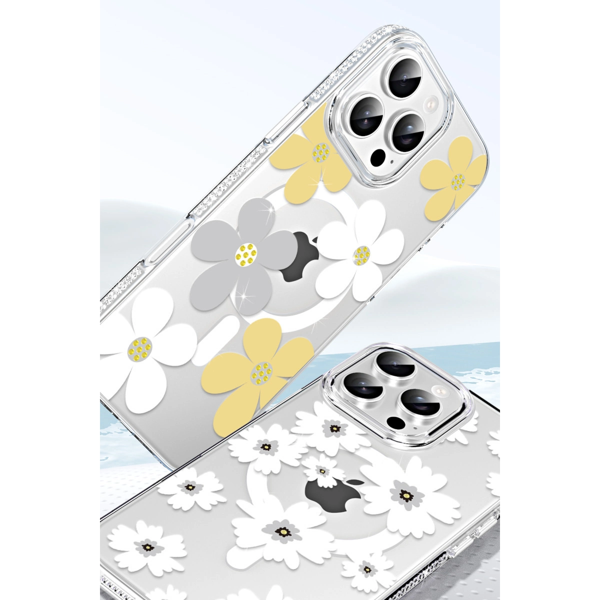 Joko İphone 16 Pro Floral Magsafe Kapak - Pembe