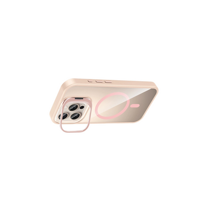 Joko İphone 16 Pro Max Remim Lensli Magsafe Standlı Kapak - Pembe