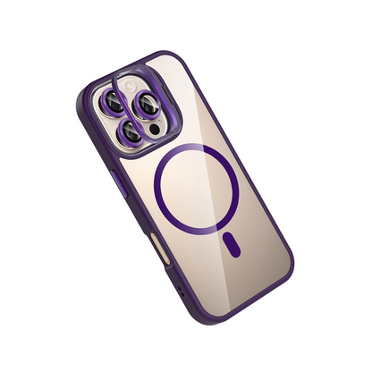 Joko İphone 16 Pro Remim Lensli Magsafe Standlı Kapak - Derin Mor