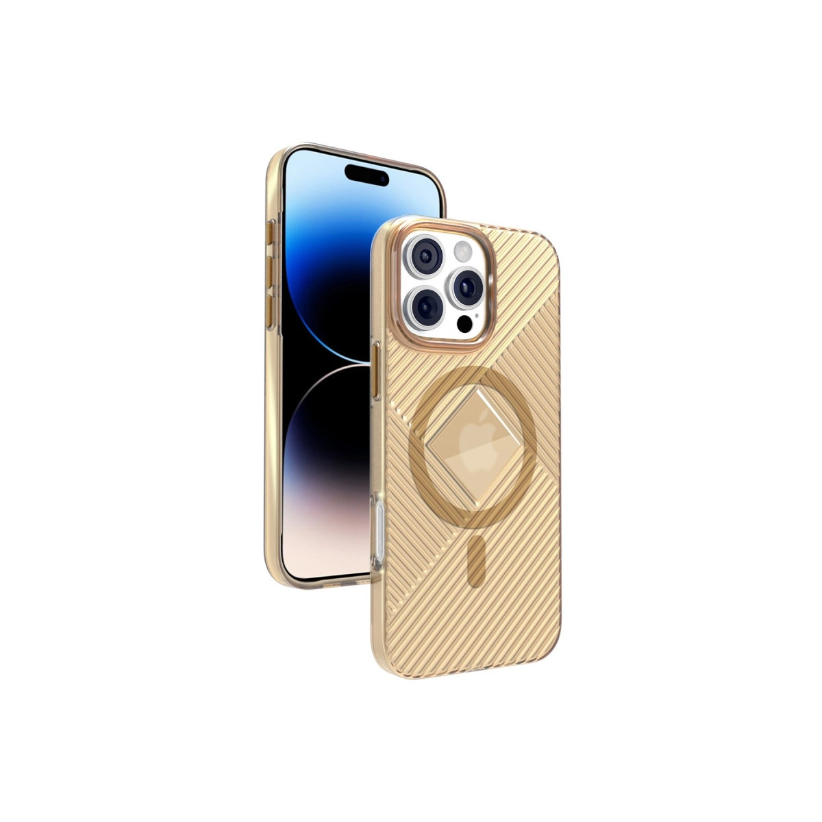 Joko İphone 16 Pro Stella Pc Sert Magsafe Kılıf - Gold