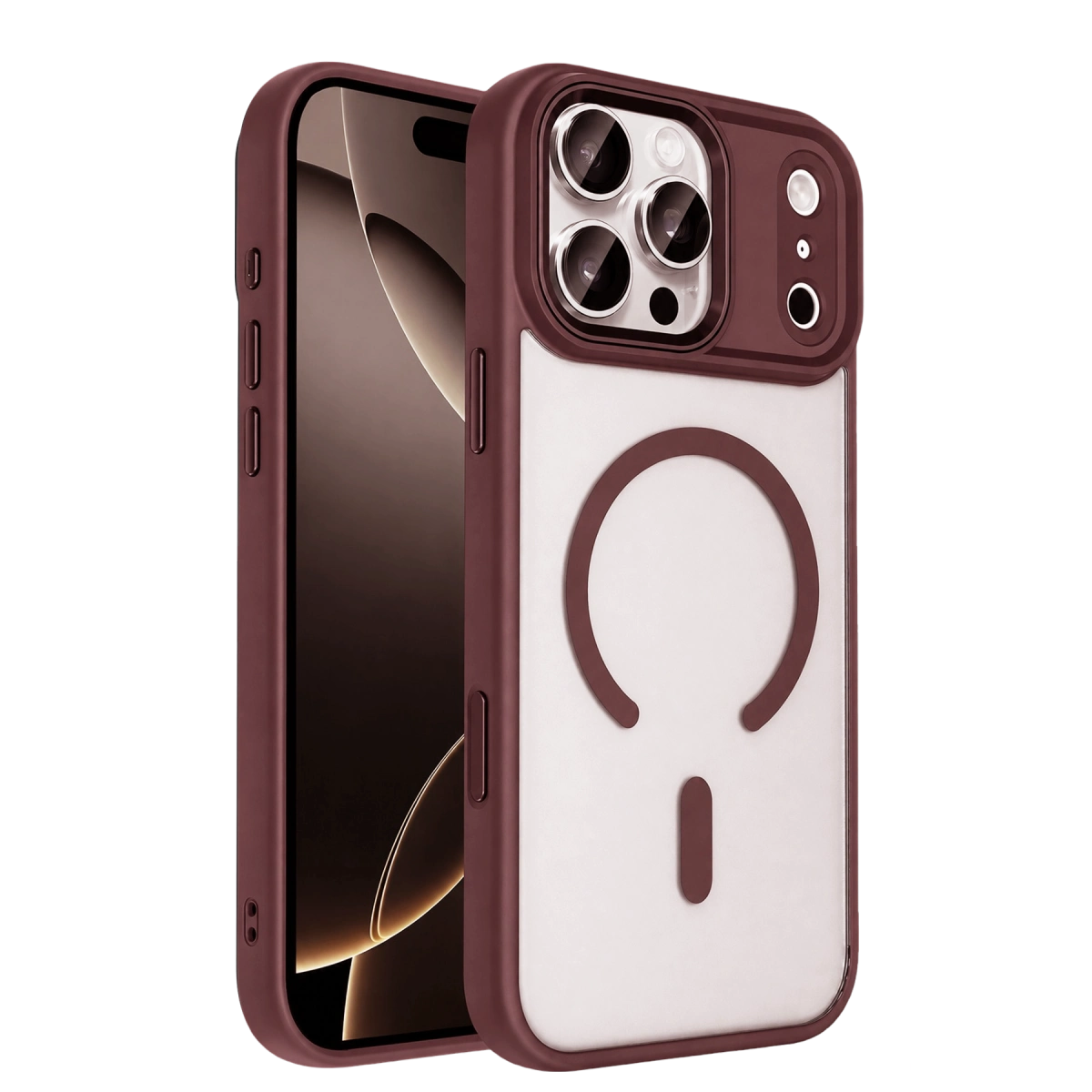 Joko İphone 18 Pro Max Terea Magsafe Kapak - Bordo