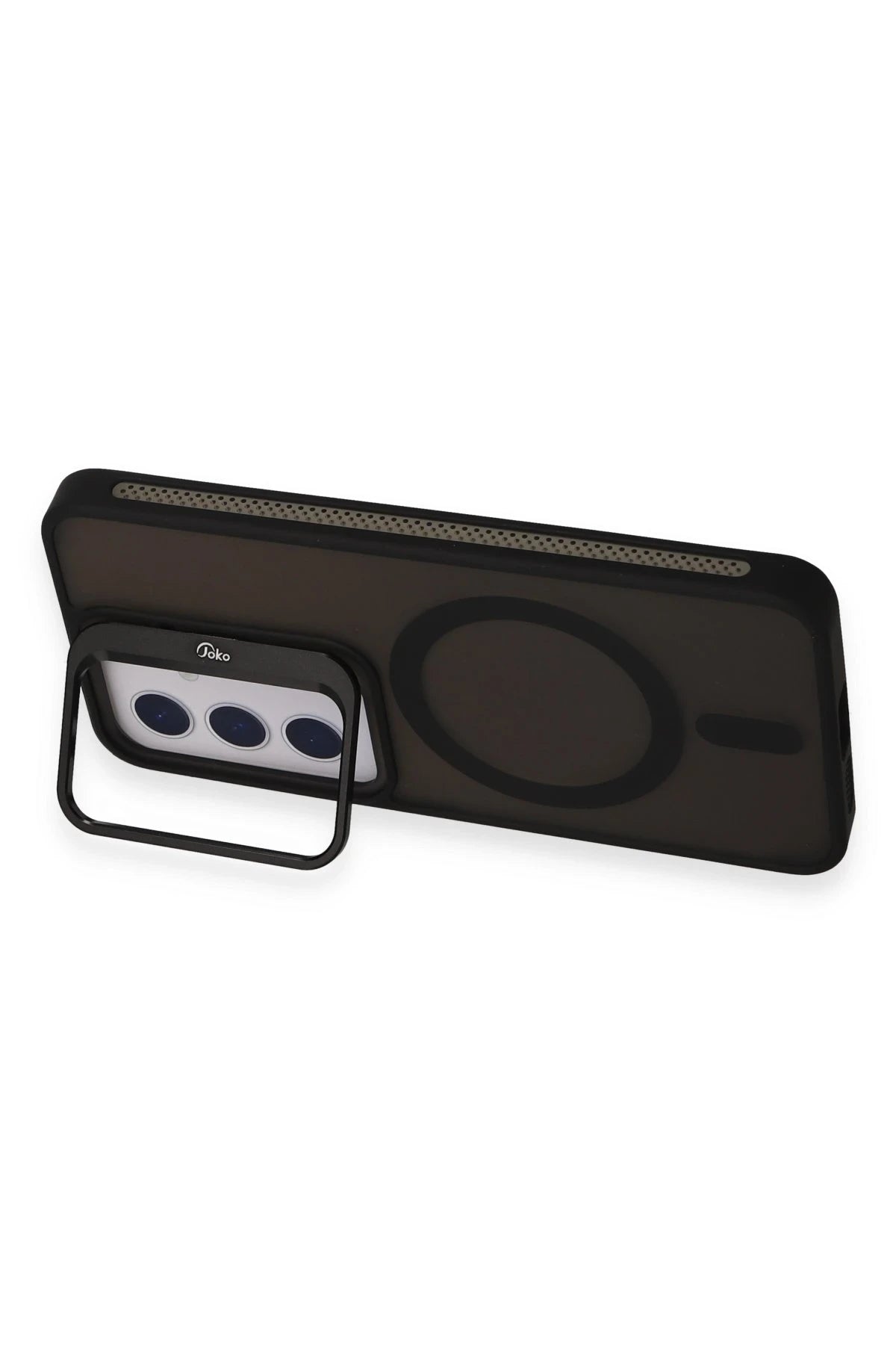 Joko Samsung Galaxy S24 Flet Lens Magsafe Kapak - Siyah