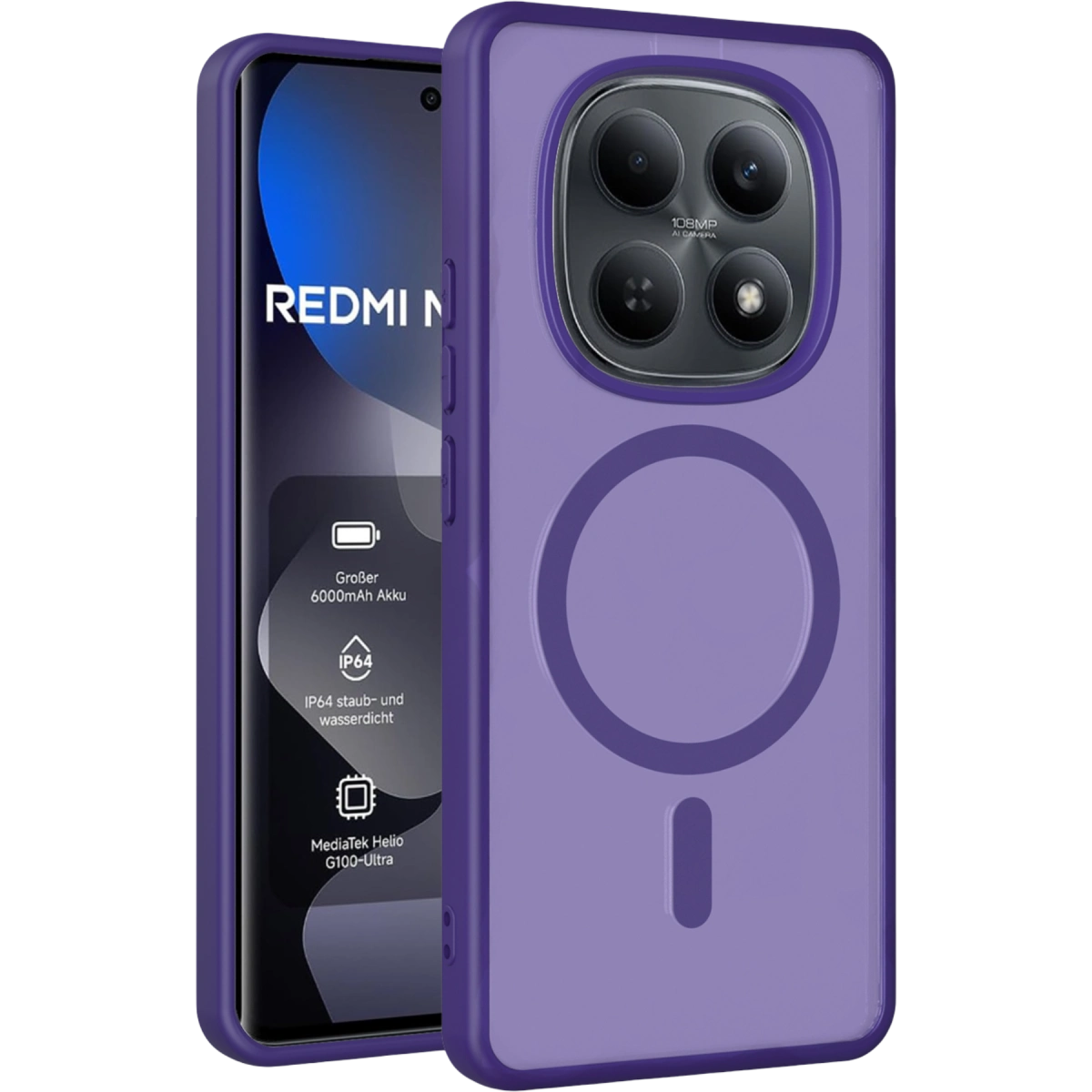 Joko Xiaomi Redmi Note 15 Pro 5g Jota Magsafe Kapak - Derin Mor
