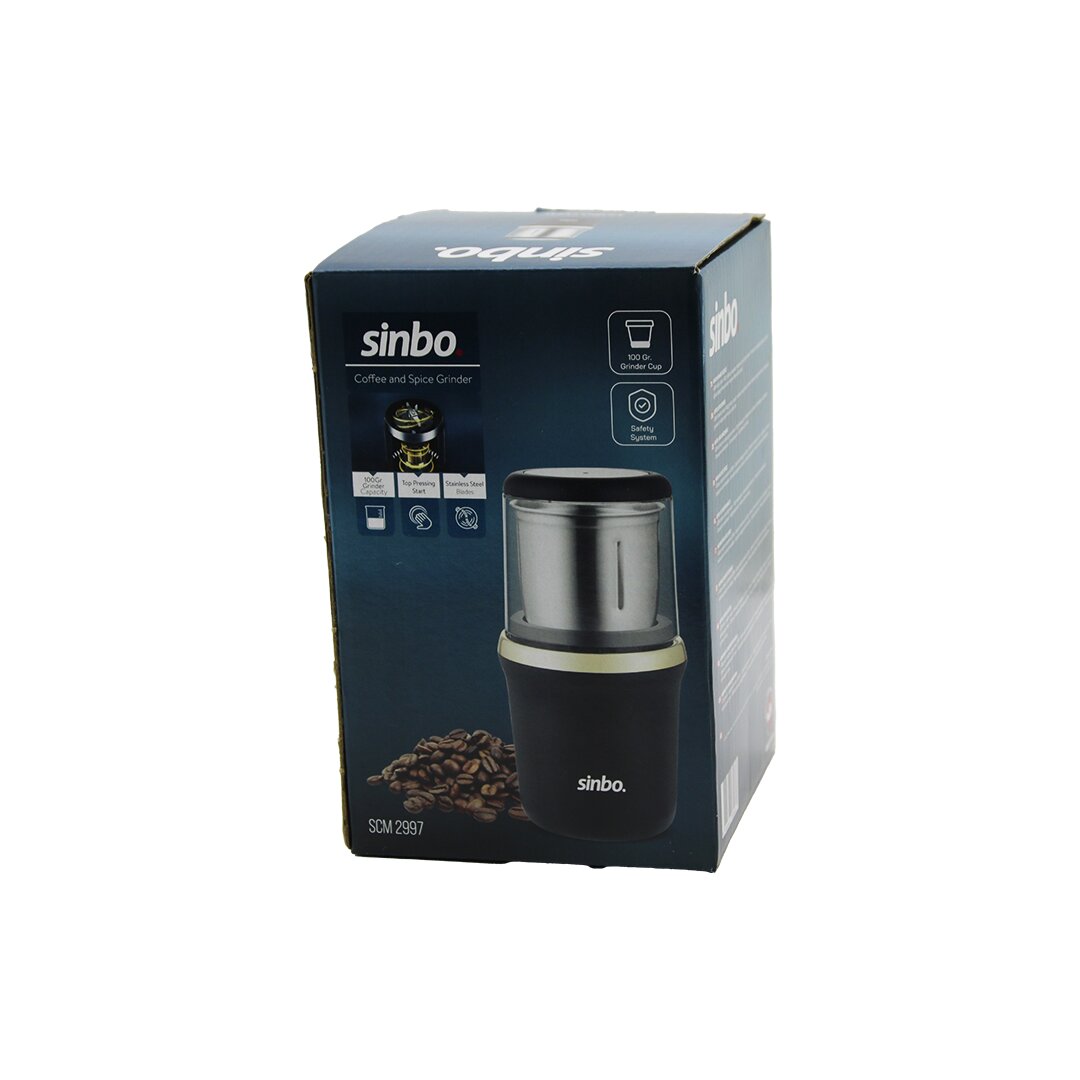 KAHVE - BAHARAT ÖĞÜTÜCÜ ÇELİK BIÇAK - ÖĞÜTME HAZNESİ=100GR 200W BAS ÇALIŞTIR KAPAK=MİKA KRİSTAL PLS SCM-2997 (5643)