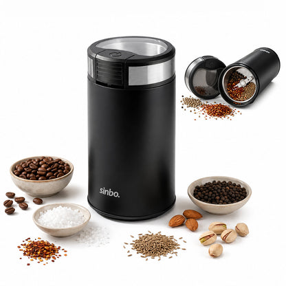 KAHVE - BAHARAT ÖĞÜTÜCÜ MAKİNE 2 BIÇAKLI ÇELİK ÖĞÜTME HAZNESİ 50GR ÖĞÜTME AC MOTOR=200W SCM-9044 (5643)