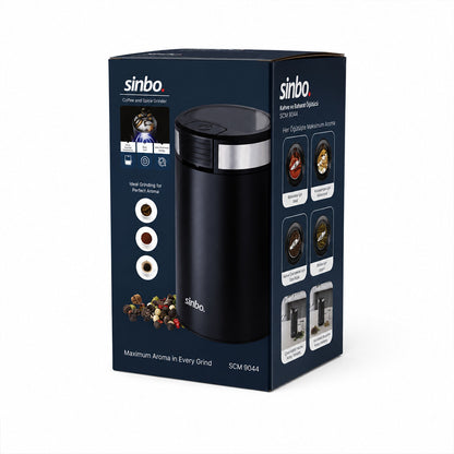KAHVE - BAHARAT ÖĞÜTÜCÜ MAKİNE 2 BIÇAKLI ÇELİK ÖĞÜTME HAZNESİ 50GR ÖĞÜTME AC MOTOR=200W SCM-9044 (5643)