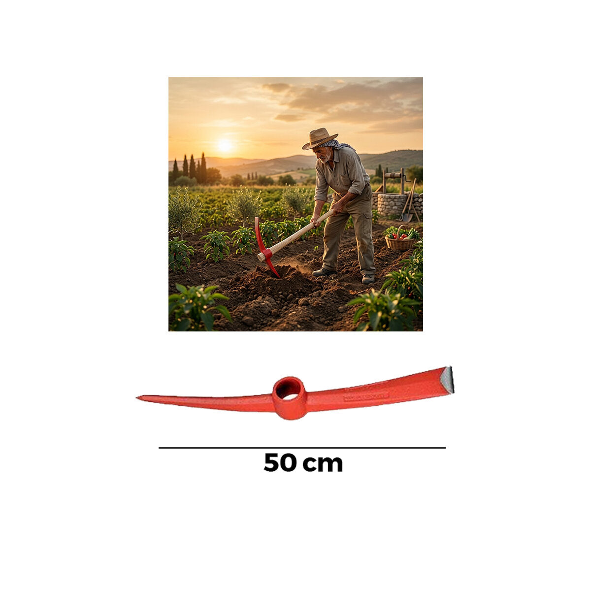 KAZMA ÇELİK 50CM (5643)