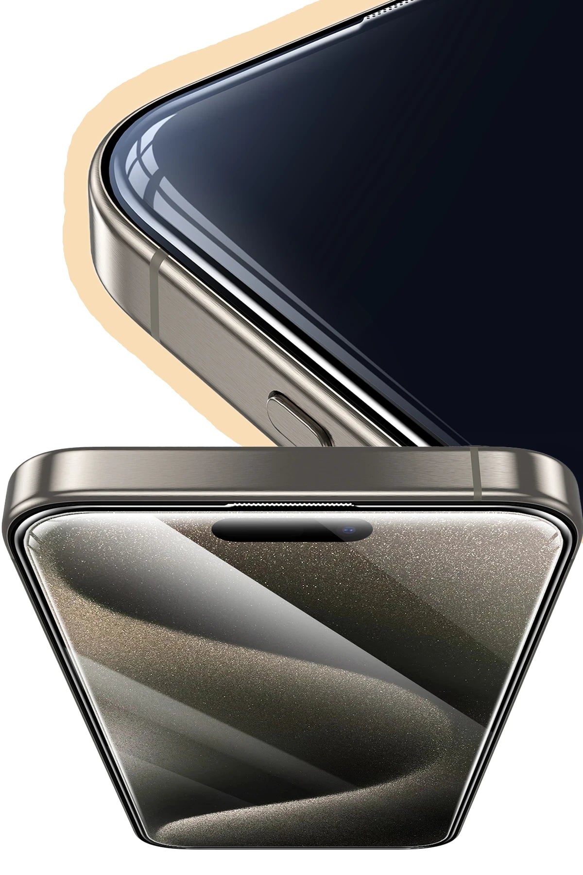Keephone Apple iPhone 14 Pro UltraCurve HD 3D Cam Ekran Koruyucu - Siyah