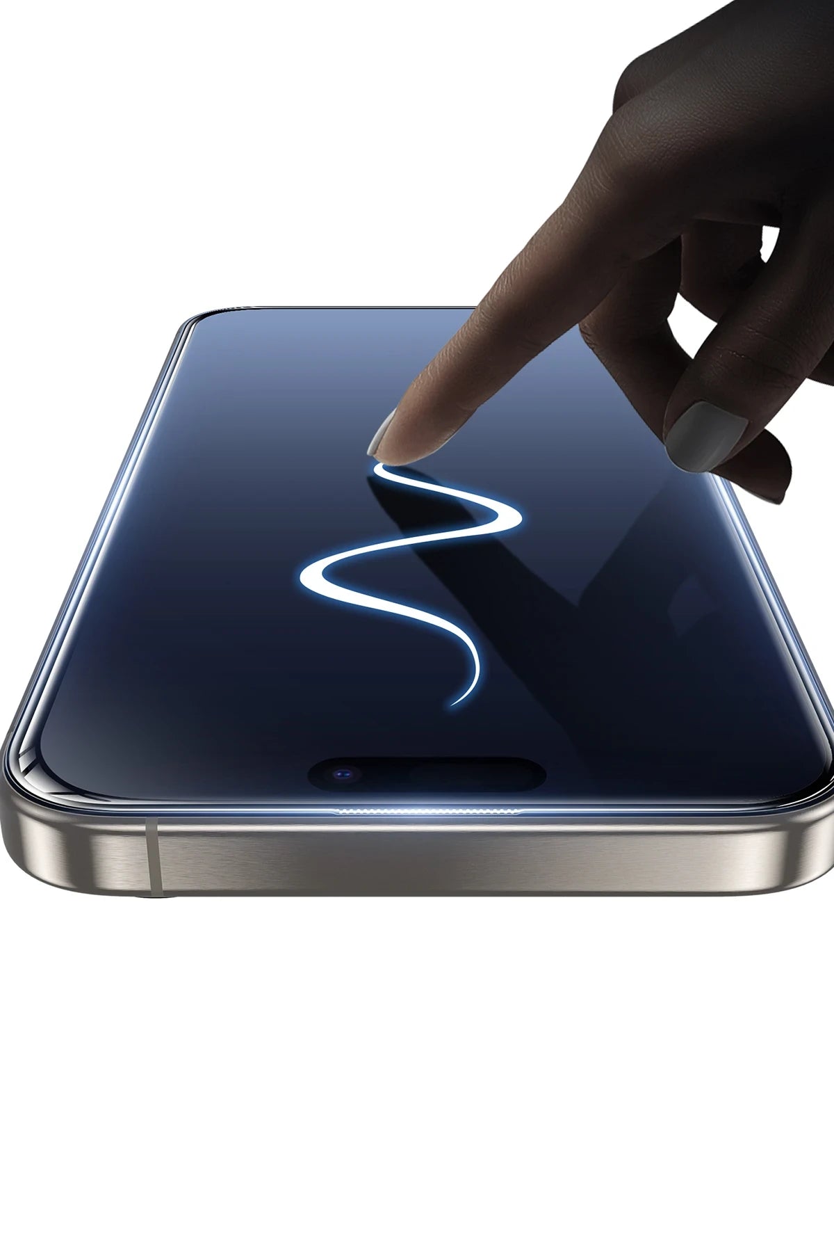 Keephone Apple iPhone 14 UltraCurve HD 3D Cam Ekran Koruyucu - Siyah