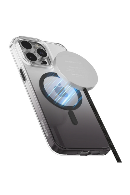 Keephone Apple iPhone 15 Pro Max Aurora Pro Magsafe Kılıf - Siyah