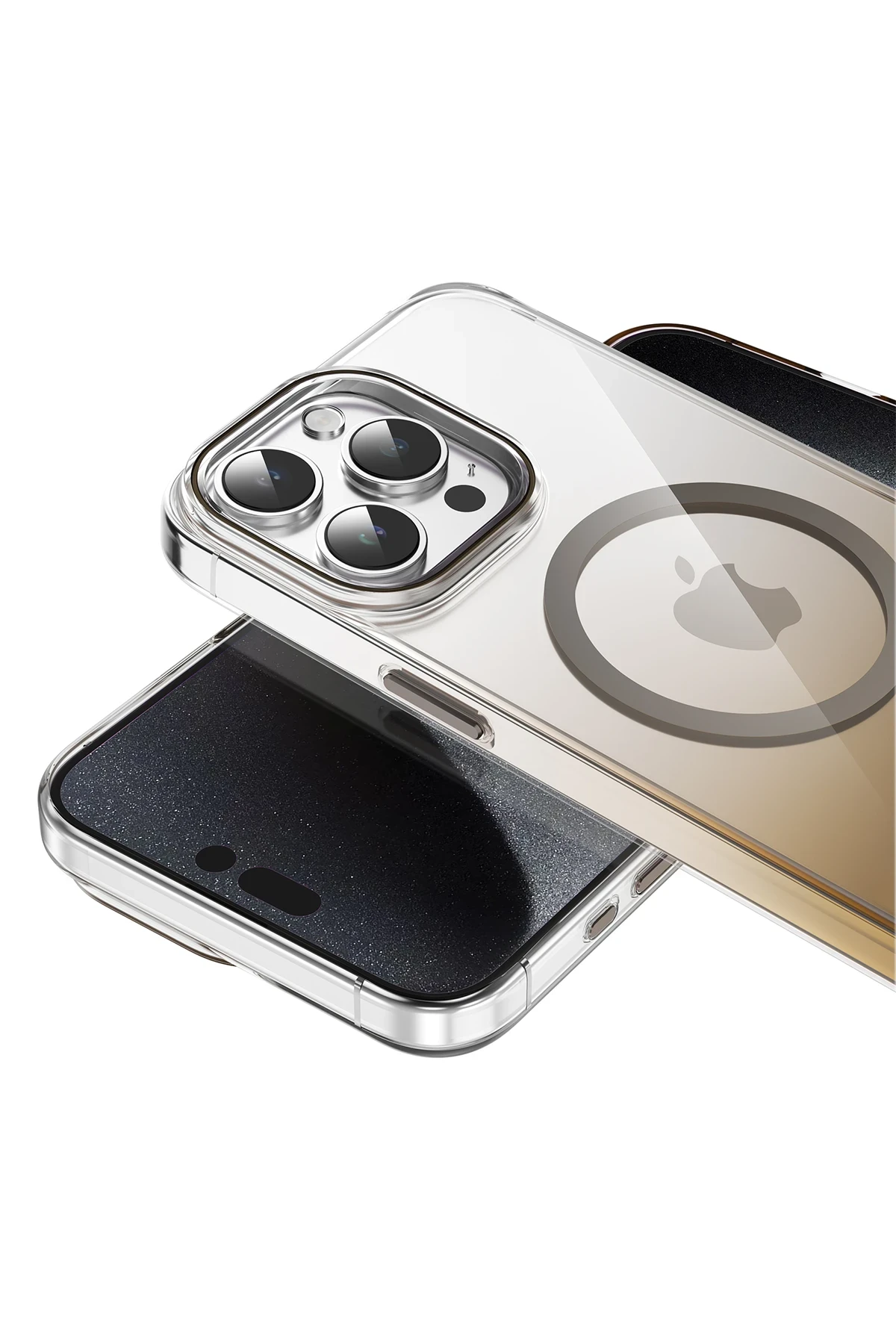 Keephone Apple iPhone 15 Pro Max Aurora Pro Magsafe Kılıf - Siyah