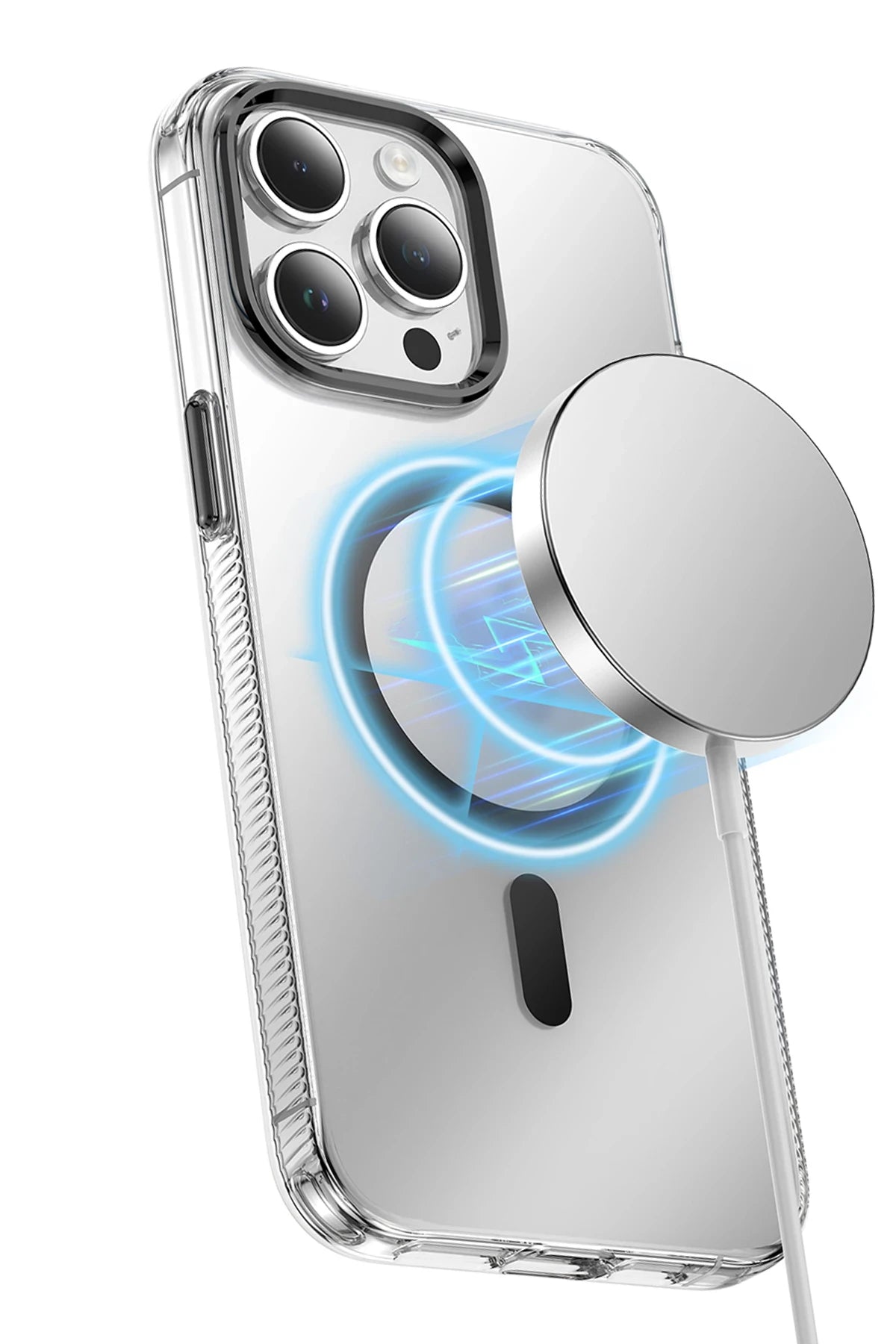 Keephone Apple iPhone 15 Pro Max Dazzle Pro Matte Magsafe Kılıf - Siyah