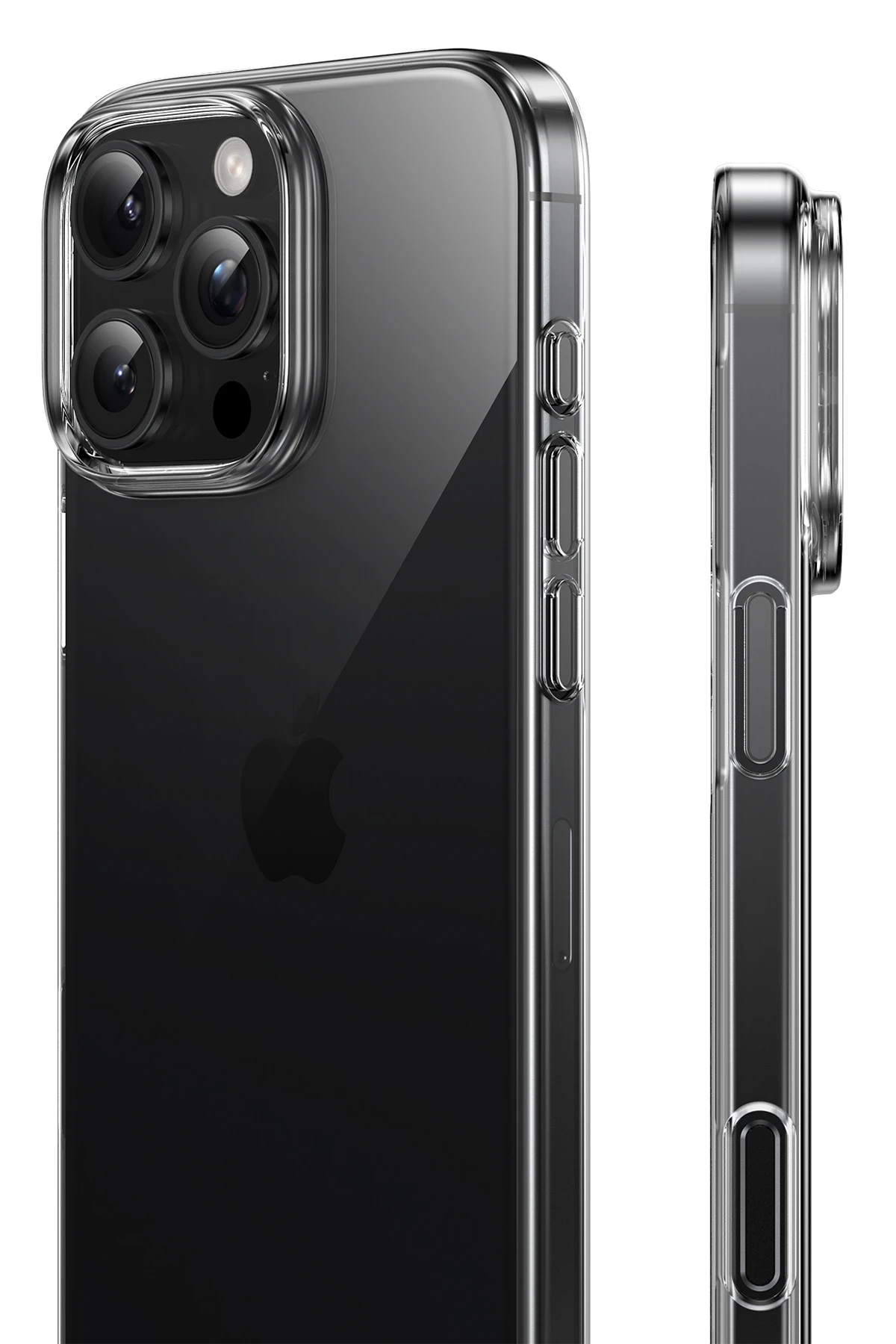 Keephone Apple iPhone 15 Pro Max X-Crystal Slim Kılıf - Şeffaf