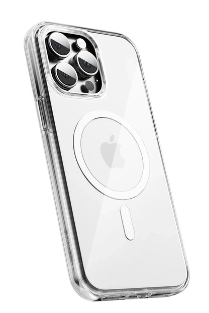 Keephone Apple iPhone 15 Pro Non Yellow Şeffaf Magsafe Kılıf - Şeffaf