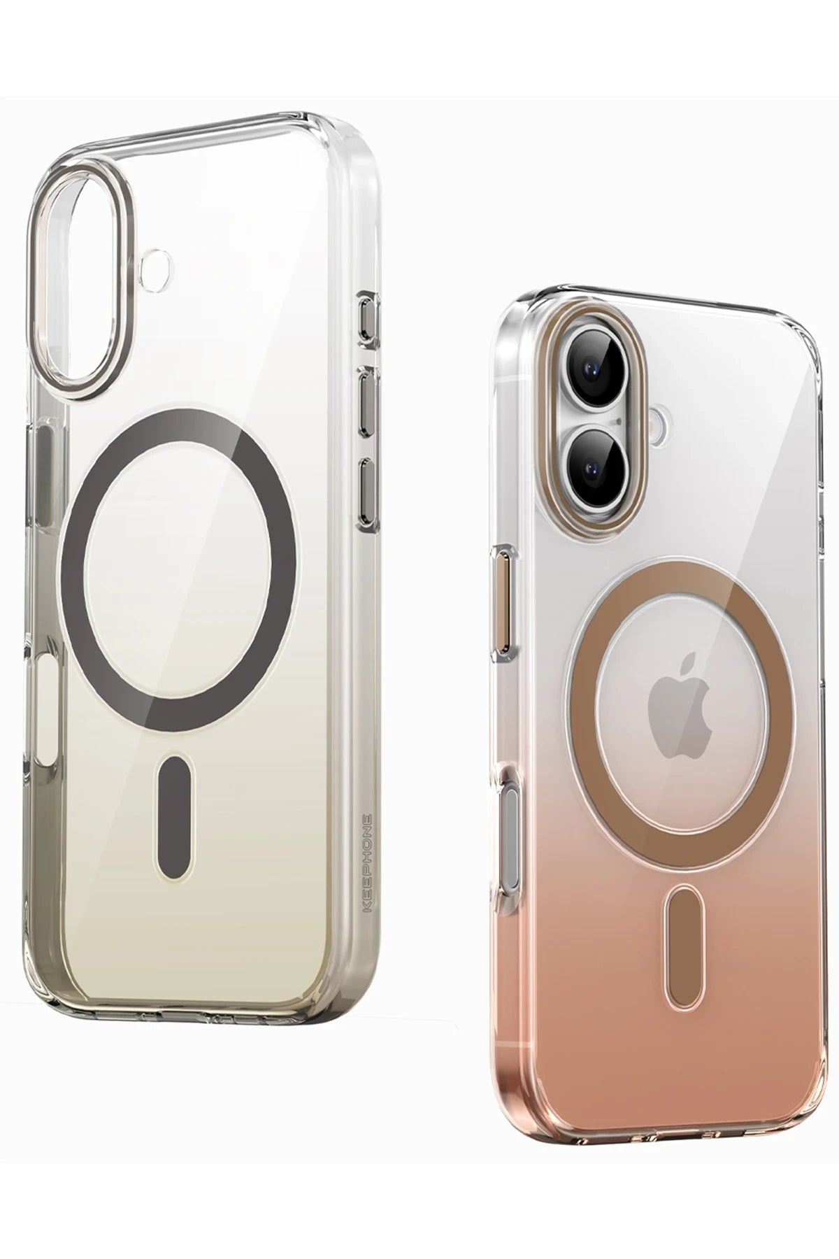 Keephone Apple iPhone 16 Aurora Pro Magsafe Kılıf - Siyah Titanyum