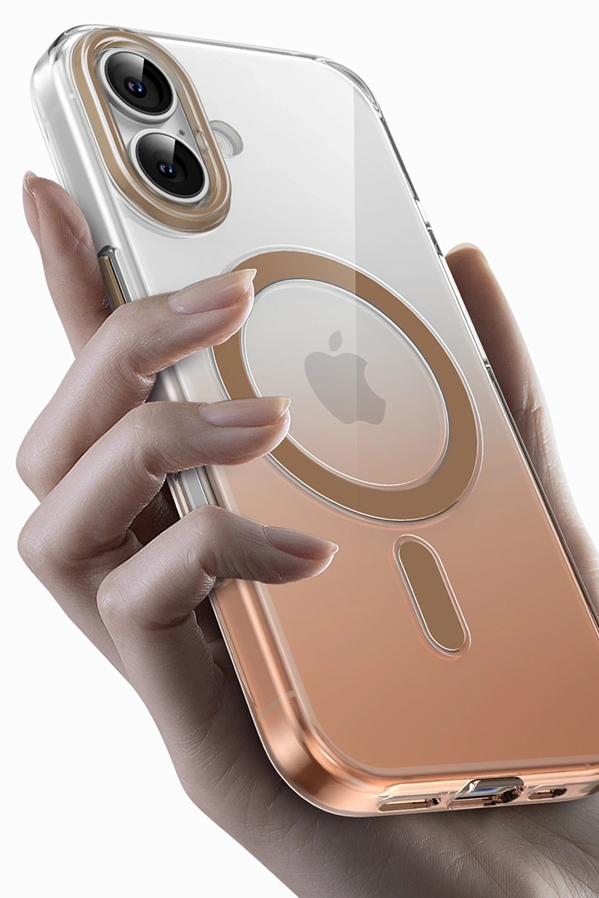 Keephone Apple iPhone 16 Aurora Pro Magsafe Kılıf - Siyah Titanyum