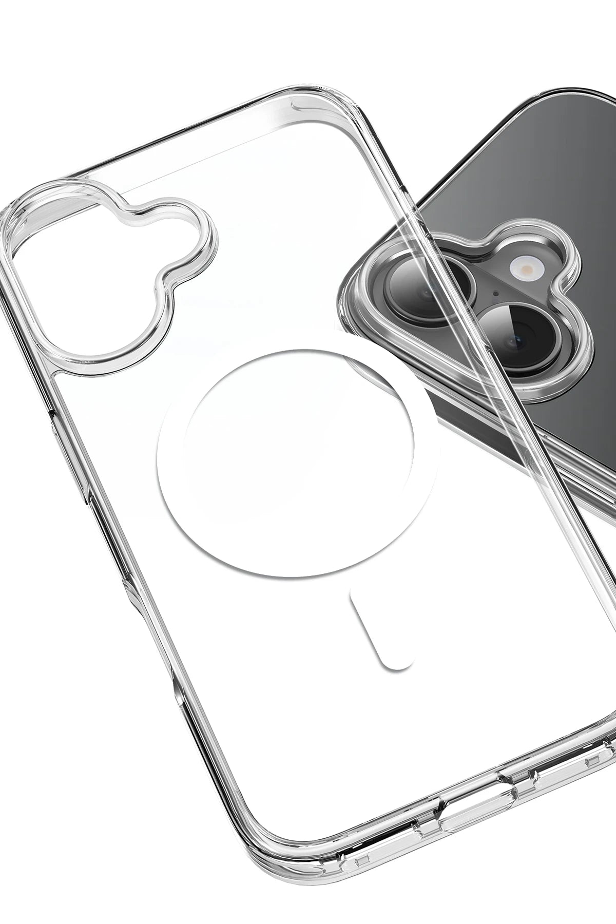 Keephone Apple iPhone 16 Hybrid Pro Magsafe Kılıf - Şeffaf