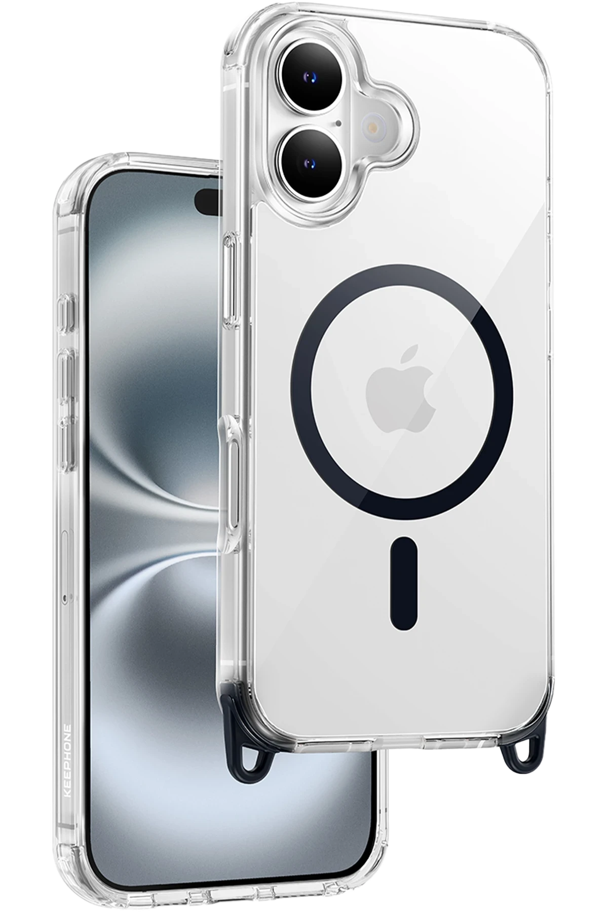 Keephone Apple iPhone 16 Plus MagRock Magsafe Kılıf - Siyah