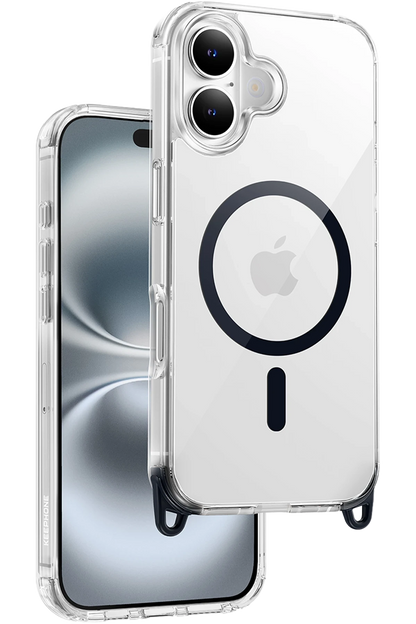 Keephone Apple iPhone 16 Plus MagRock Magsafe Kılıf - Siyah