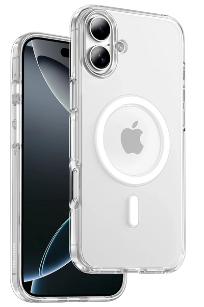 Keephone Apple iPhone 16 Plus Non Yellow Şeffaf Magsafe Kılıf - Şeffaf