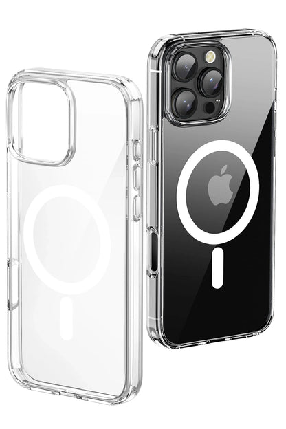 Keephone Apple iPhone 16 Pro Hybrid Pro Magsafe Kılıf - Şeffaf