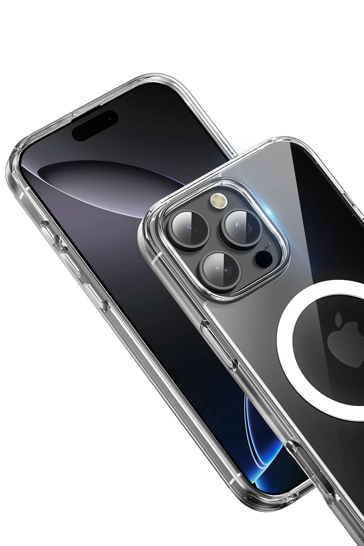 Keephone Apple iPhone 16 Pro Hybrid Pro Magsafe Kılıf - Şeffaf