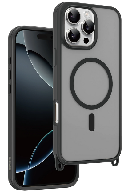 Keephone Apple iPhone 16 Pro MagArmor Magsafe Kılıf - Siyah