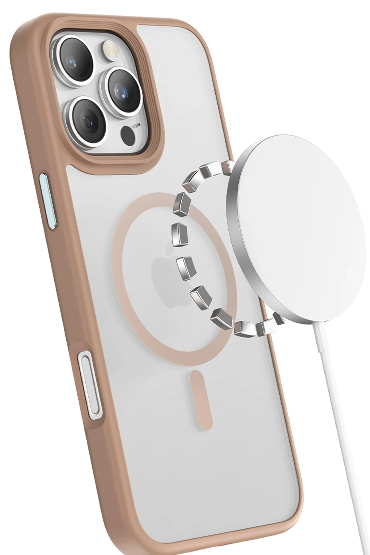 Keephone Apple iPhone 16 Pro Mago Pro Magsafe Kılıf - Siyah Titanyum