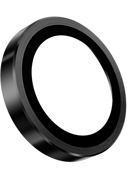 Keephone Apple iPhone 16 Pro Max 3D Spiral Alüminyum AR Kamera Lens Koruyucu - Siyah