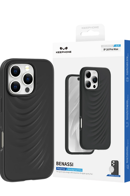 Keephone Apple iPhone 16 Pro Max Benassi Magsafe Kılıf - Siyah