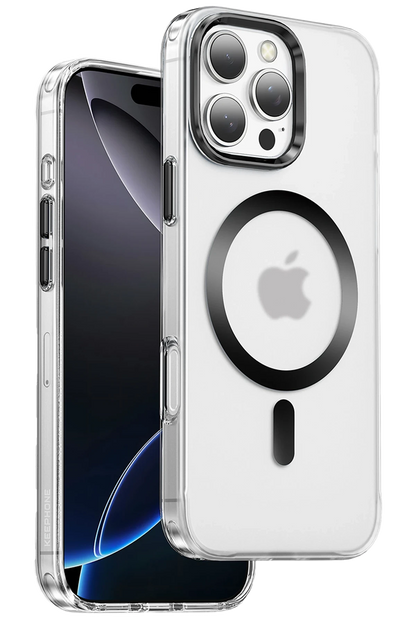 Keephone Apple iPhone 16 Pro Max Dazzle Pro Matte Magsafe Kılıf - Siyah Titanyum