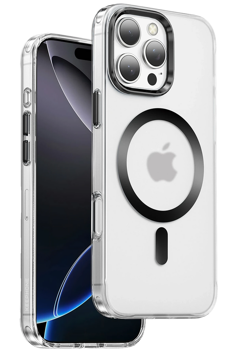 Keephone Apple iPhone 16 Pro Max Dazzle Pro Matte Magsafe Kılıf - Siyah Titanyum