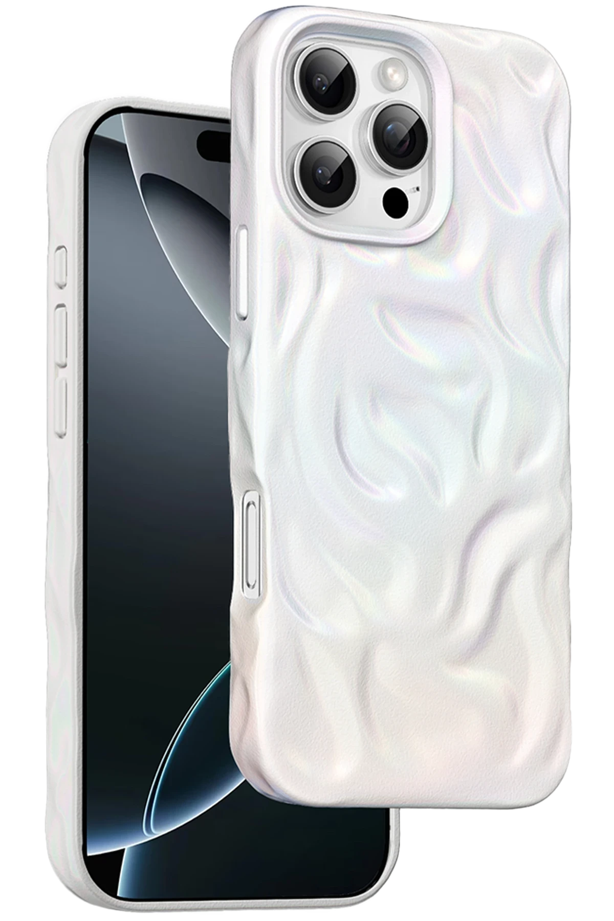 Keephone Apple iPhone 16 Pro Max Dione Magsafe Kılıf - Beyaz