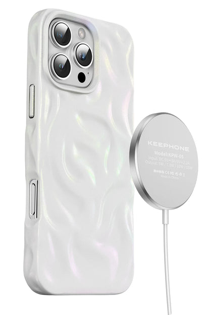 Keephone Apple iPhone 16 Pro Max Dione Magsafe Kılıf - Beyaz