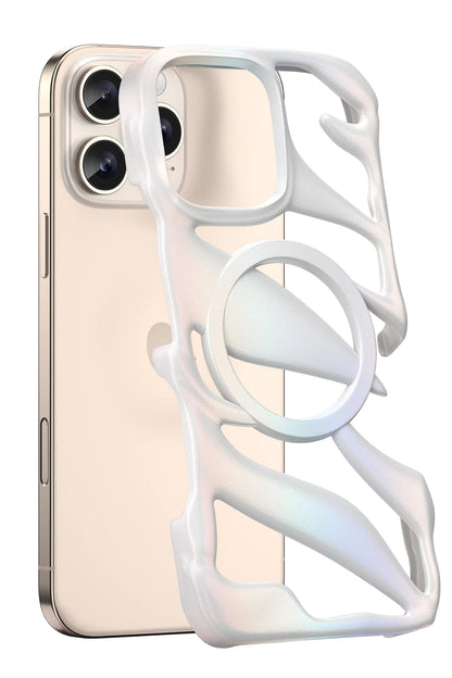 Keephone Apple iPhone 16 Pro Max Helios Magsafe Kılıf - Beyaz
