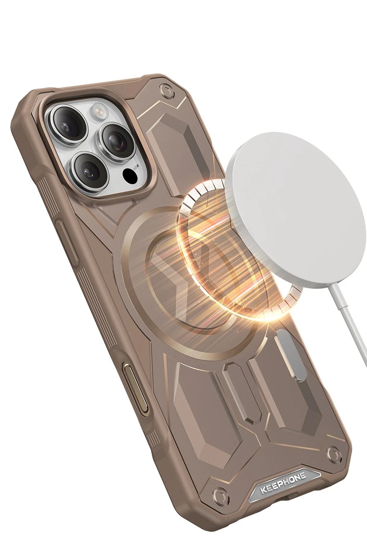 Keephone Apple iPhone 16 Pro Max Monarch Magsafe Kılıf - Siyah